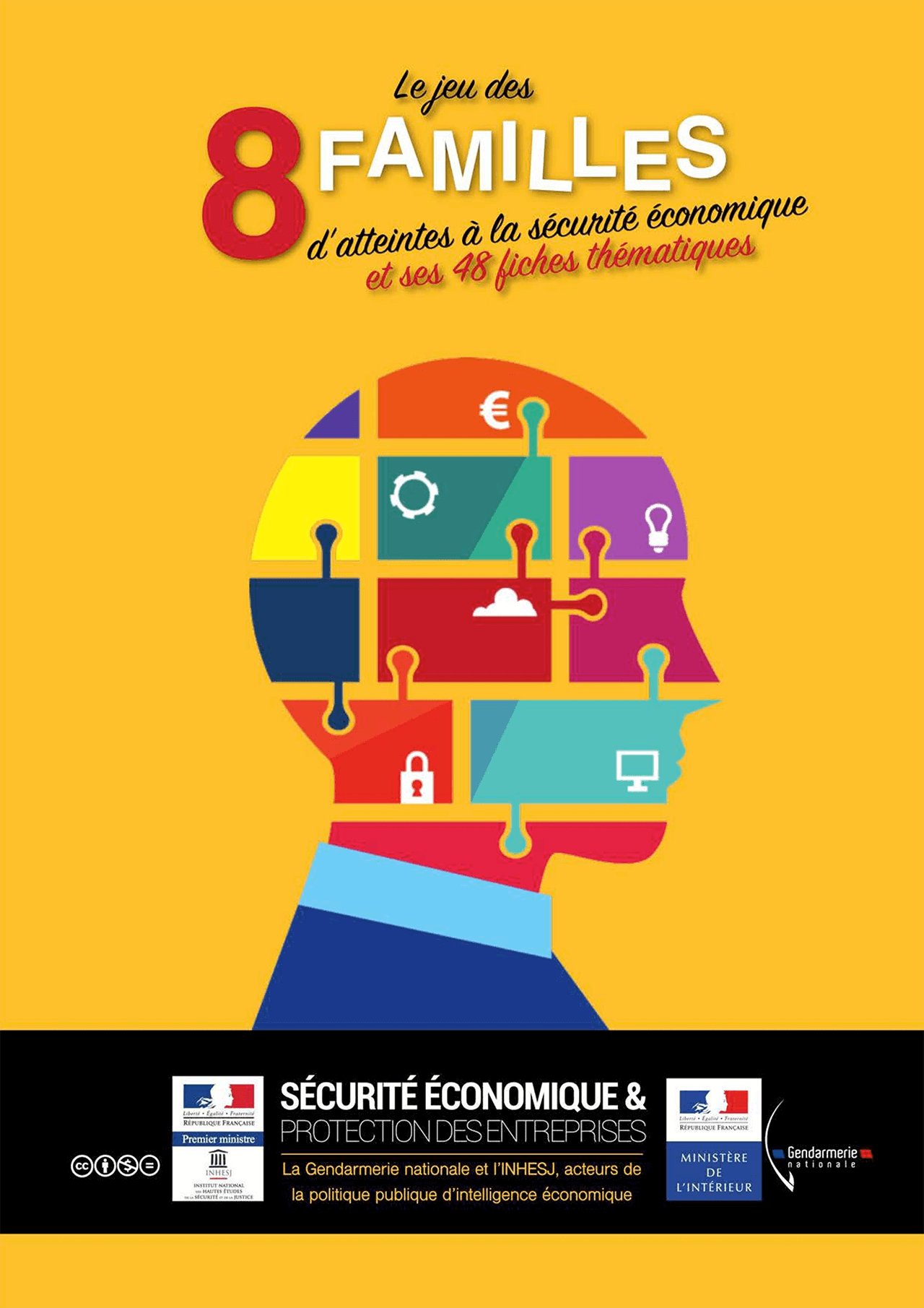 La sécurité économique IHEMI Fascicule de l’IHEMI avec le jeu des 8 familles de sécurité économique