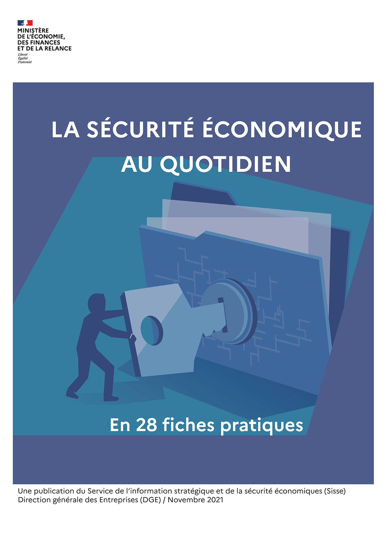 Fascicule du SISSE sur la sécurité économique au quotidien en 28 fiches