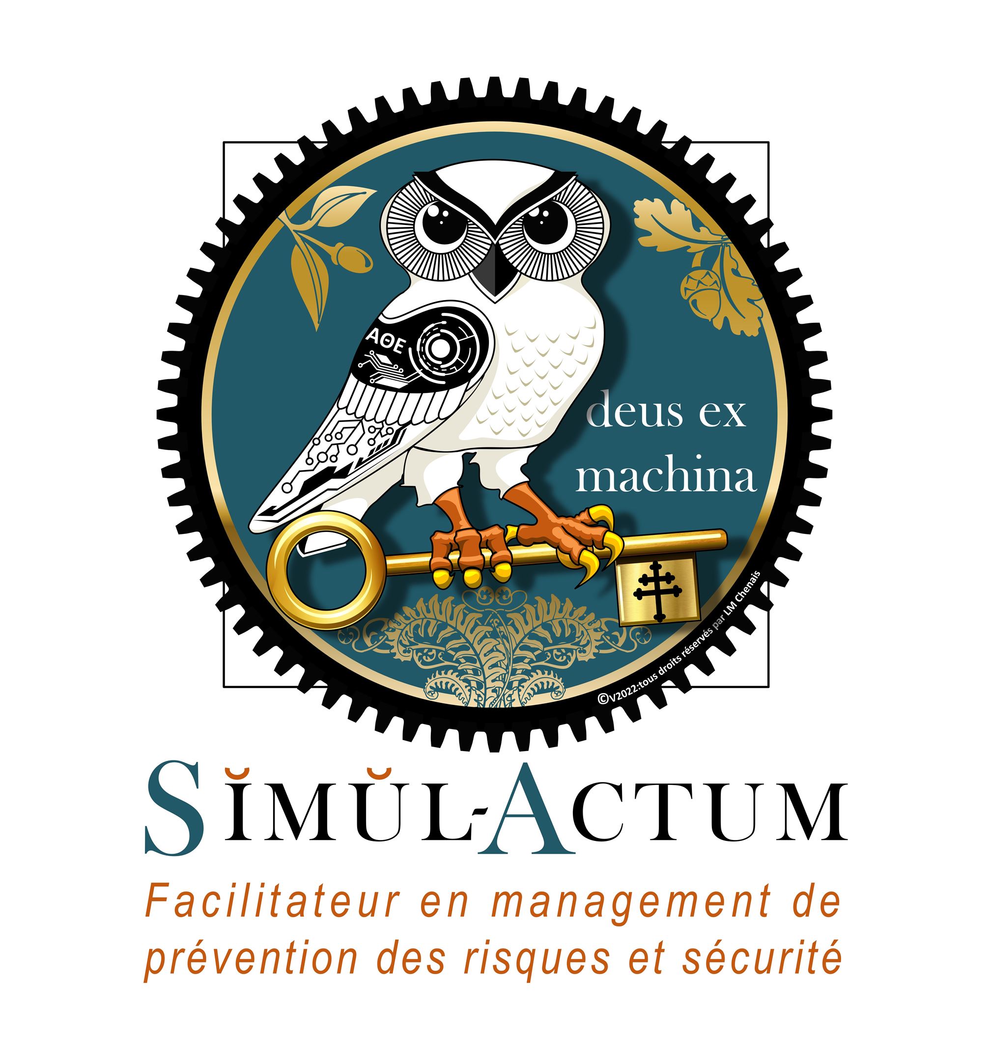 Logo Simul Actum • Expert prévention des risques et sécurité